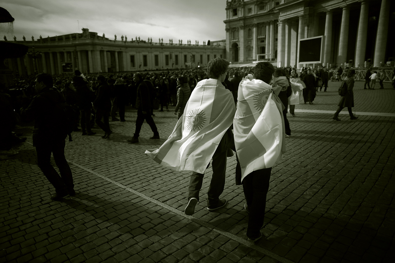 Alternative View - Pope Francis Attends His Sunday Angelus Blessing at St. Peters Square