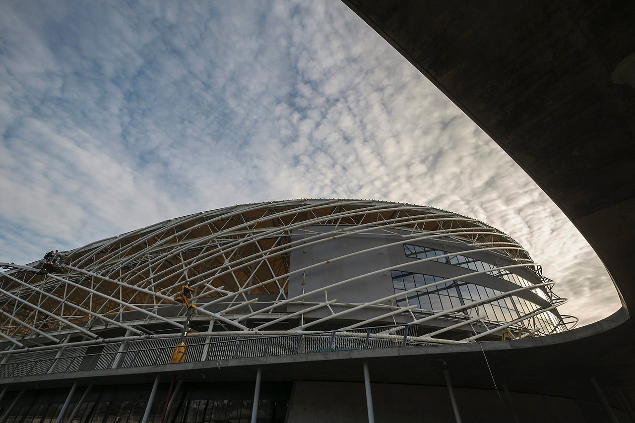 Épül a debreceni Nagyerdei Stadion